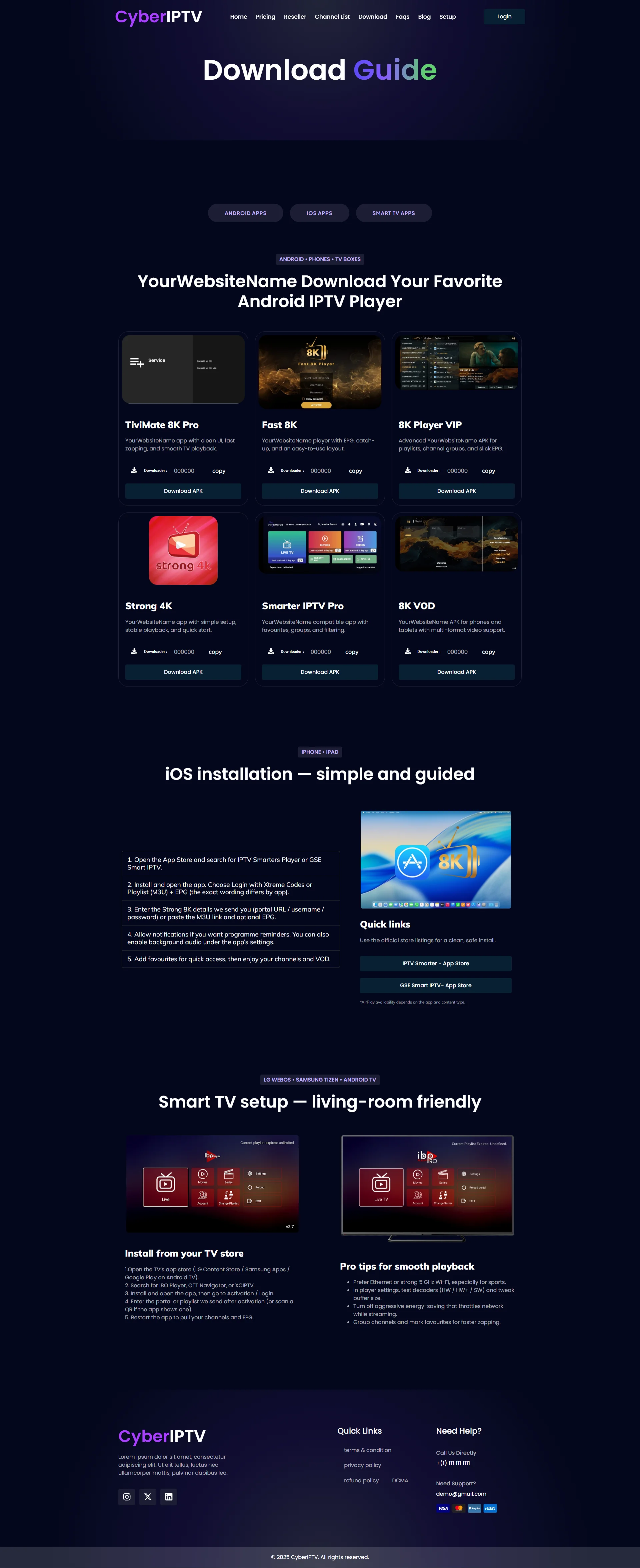 Download — AbyssTV IPTV WordPress Theme