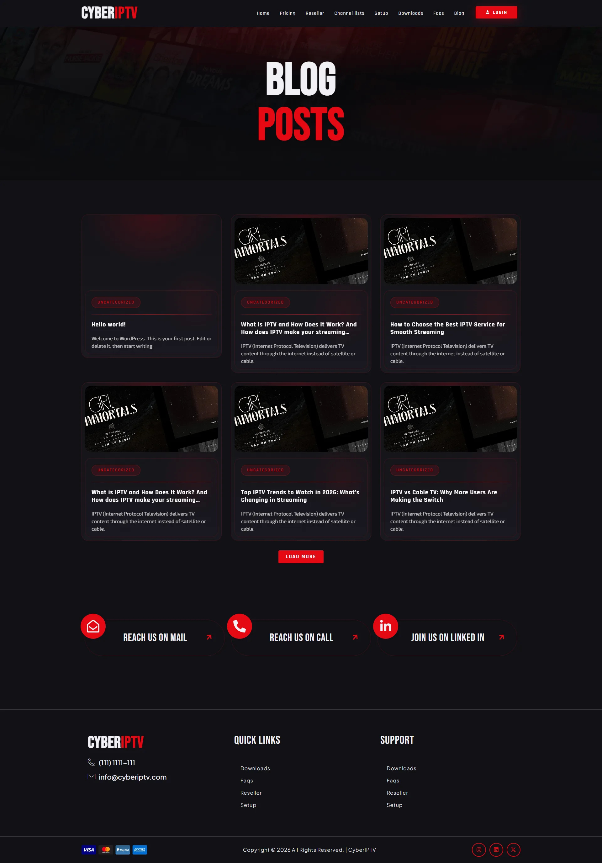 Blog — ScarletFlix IPTV WordPress Theme
