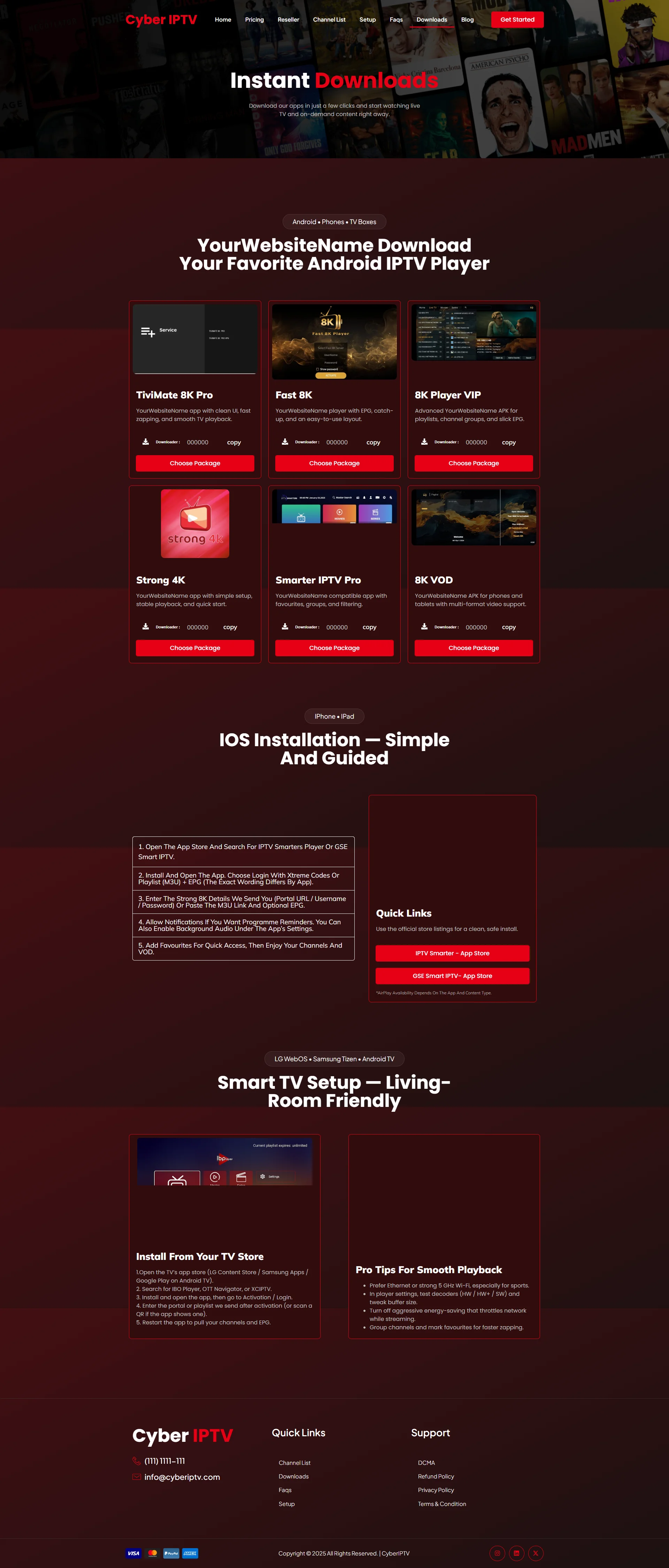 Download — CrimsonPlay IPTV WordPress Theme