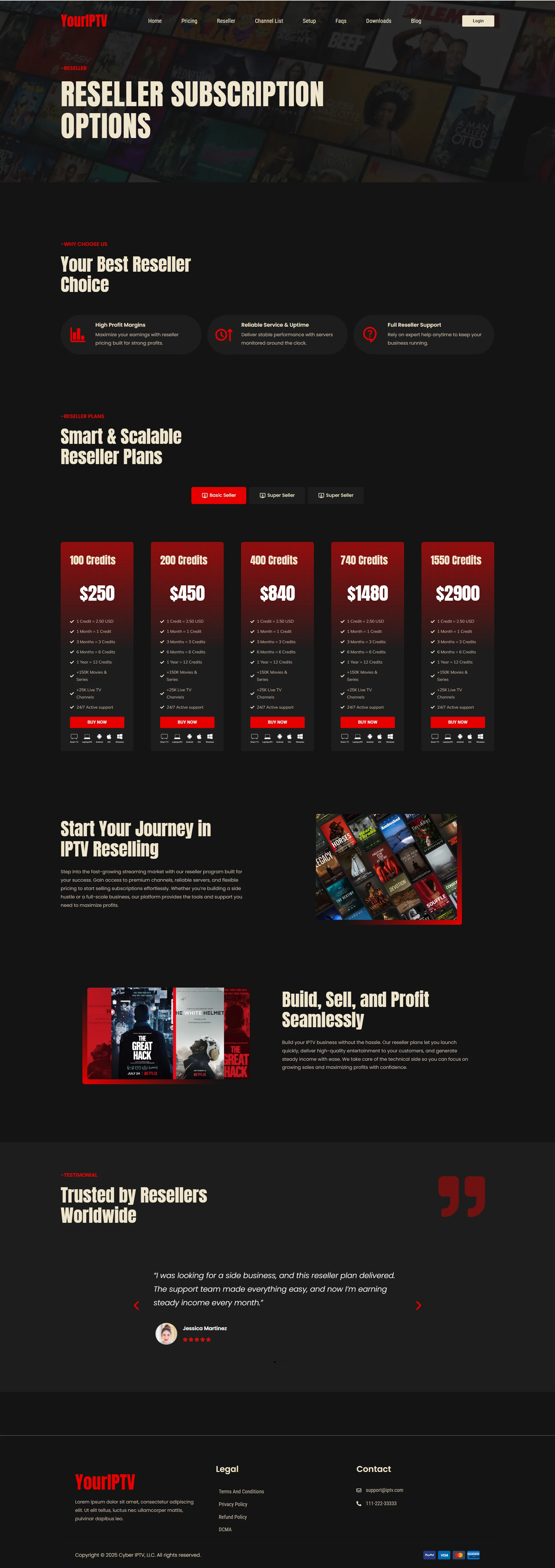 Reseller — EmberShade IPTV WordPress Theme
