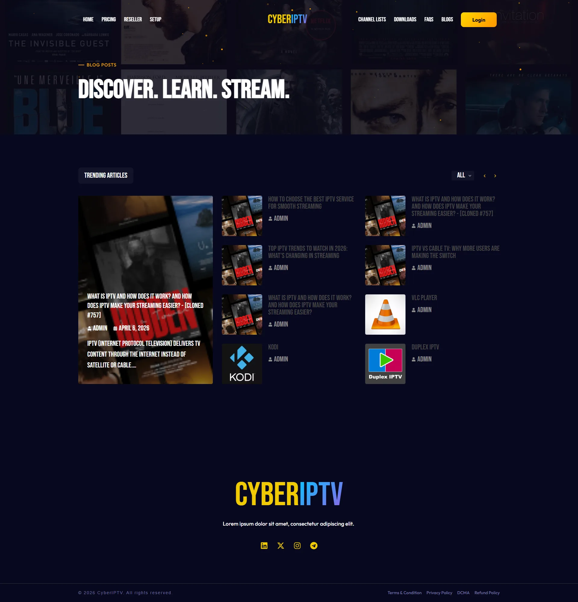 Blog — CosmicPulse IPTV WordPress Theme