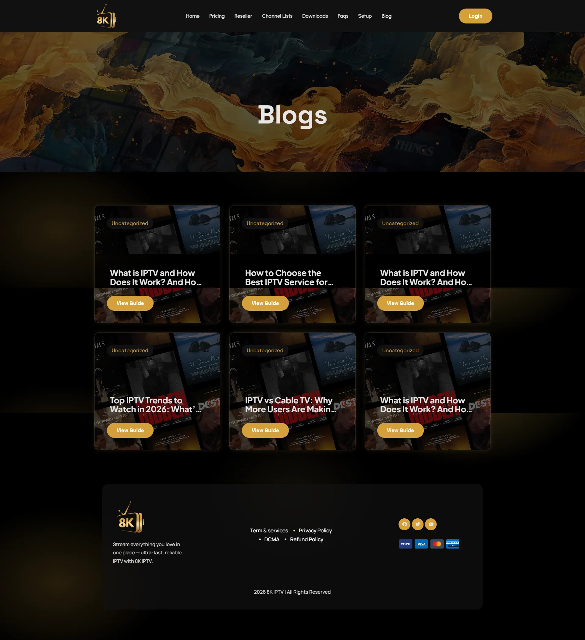 Blog — RoyalGold 8K IPTV WordPress Theme