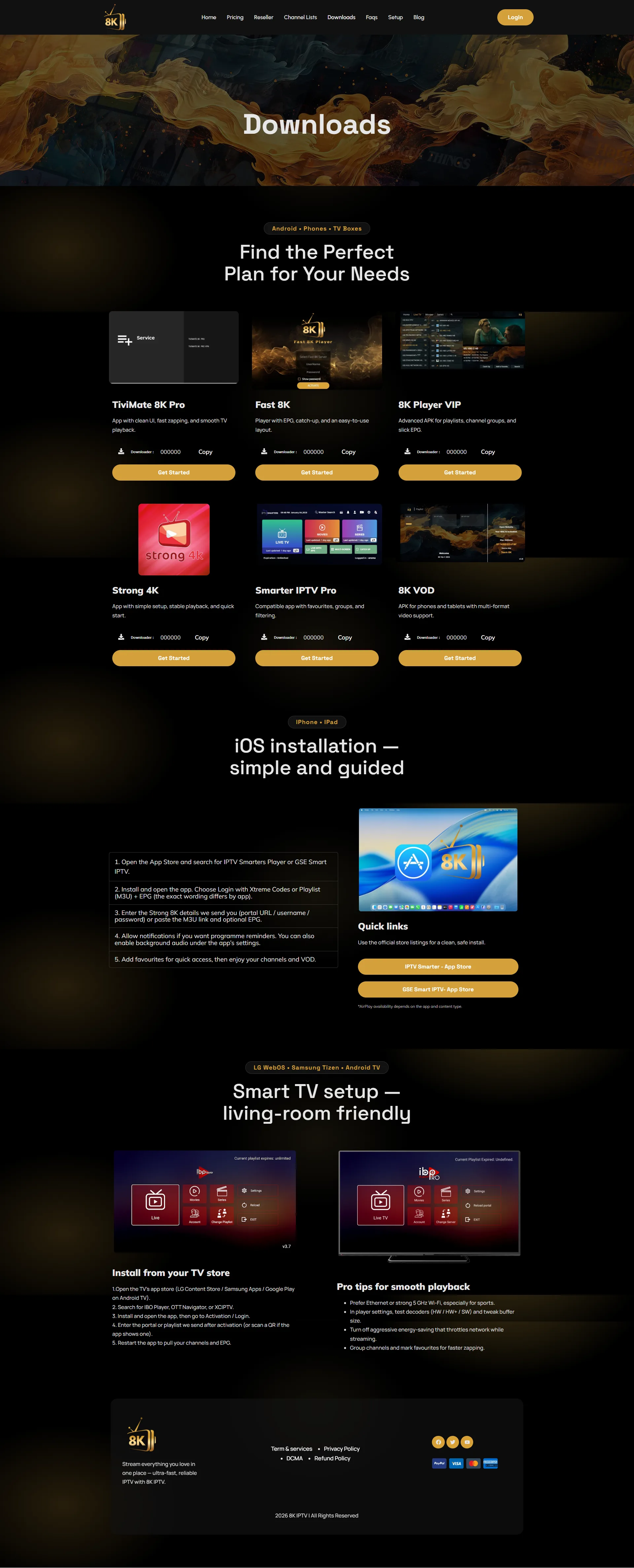 Download — RoyalGold 8K IPTV WordPress Theme