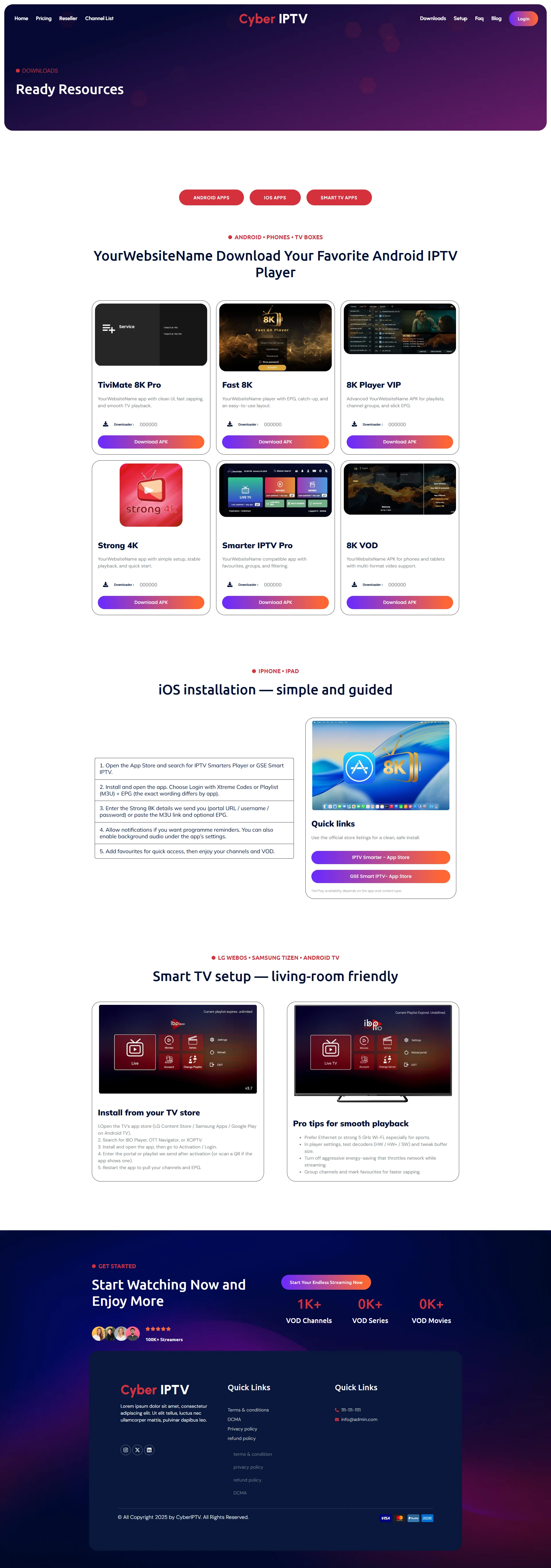 Download — LavenderBox IPTV WordPress Theme