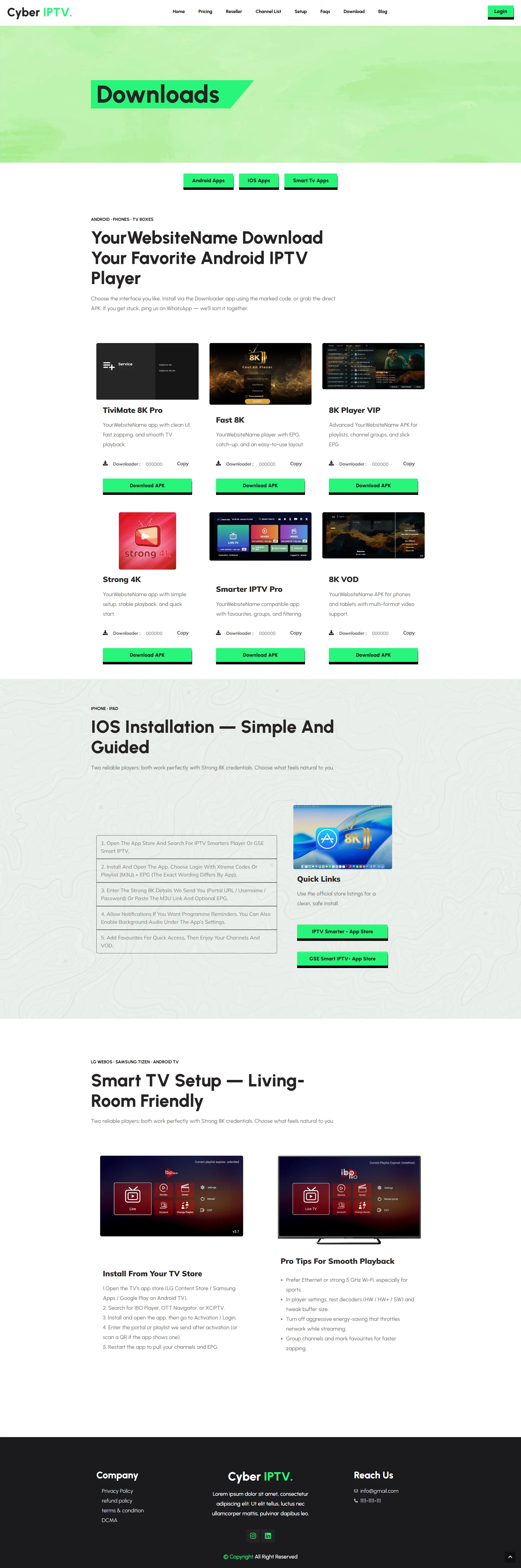 Download — MatrixNeon IPTV WordPress Theme