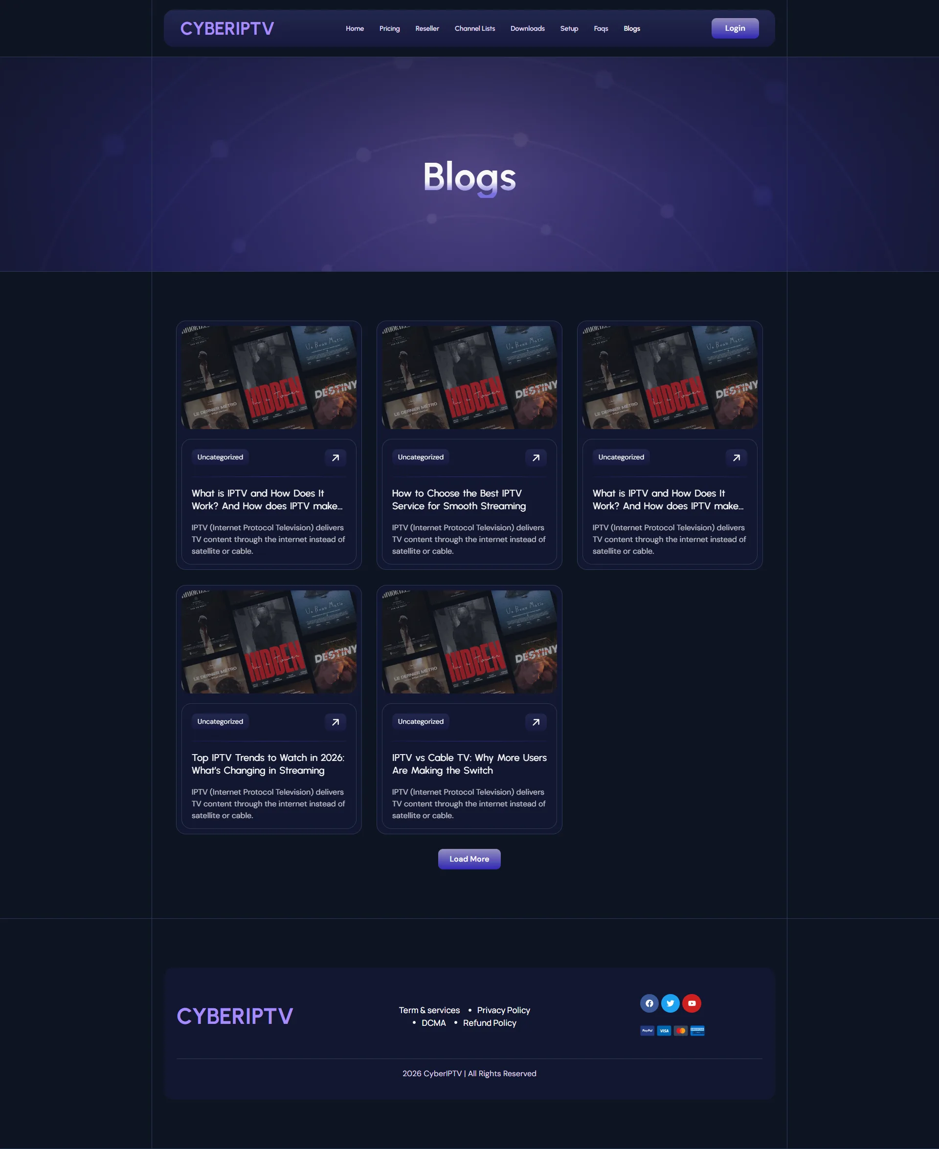 Blog — NeonIndigo IPTV WordPress Theme